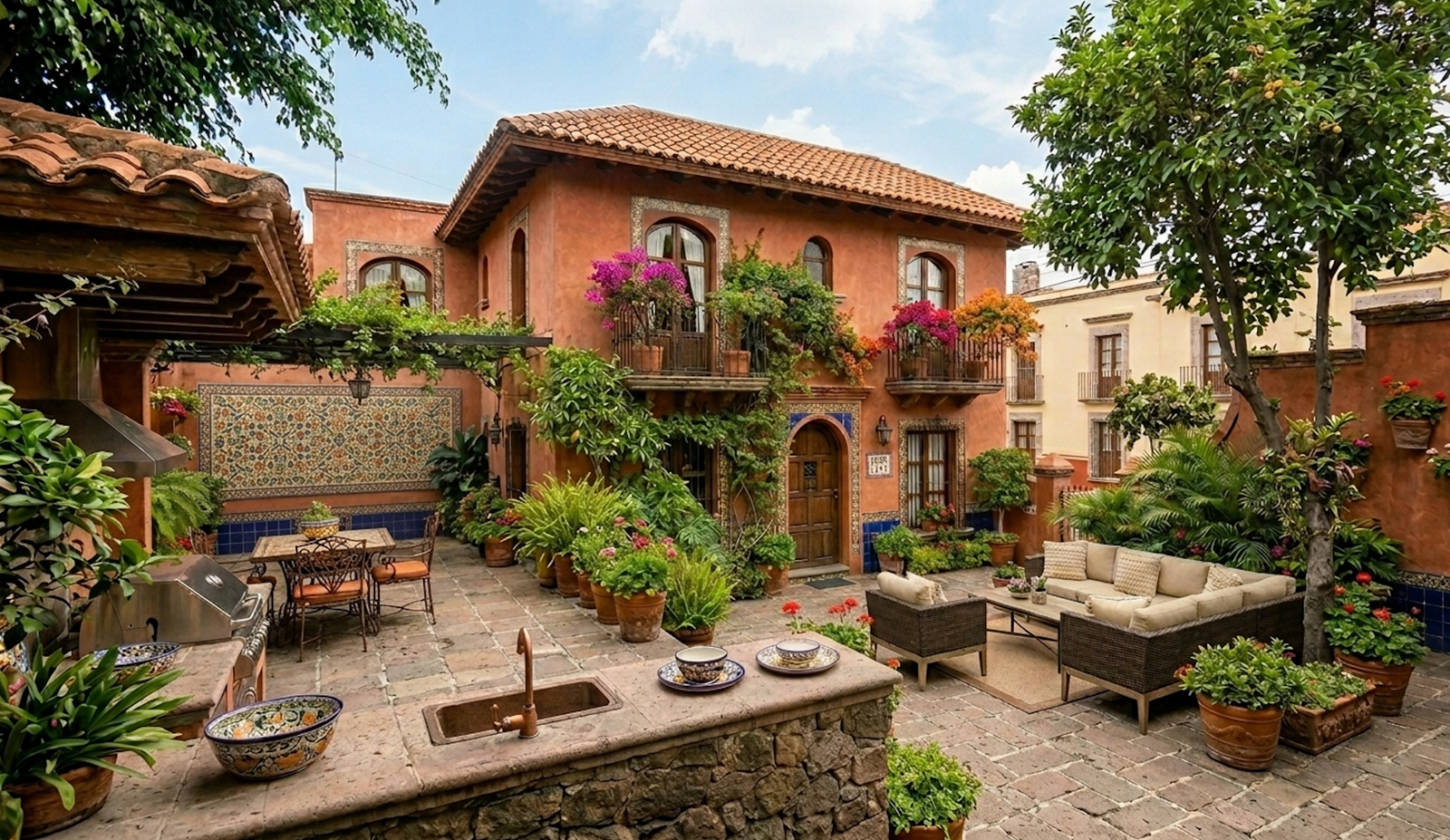 Casa Colonial en el barrio artista en puebla 
